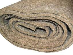 Войлок технический Ппра (полугрубошерстный для прокладок марки А толщ. 10 мм, шир. ~2000. ..