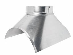 Врезка круглая D= 100-1250 мм, Вид: прямая, Материал: оцинкованная сталь