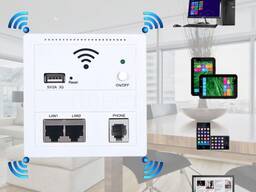 WI-FI роутер встраиваемый 2 x LAN и USB и телефонная RJ11
