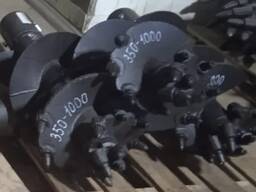 Забурник, бур скальный Ø 350 мм L=1000 мм для гидробура (ямобура).