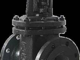 Задвижка чугунная параллельная двухдисковая с выдвижным шпин