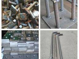 Анкера фундаментные с НДС и сертификатом. Токарный цех