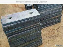 Закладная деталь 320*320*30 с отверстиями