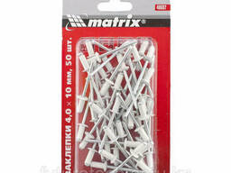 Заклепки 4,0 х 10 мм RAL 9003, сигнально-белые, 50 шт Matrix