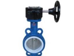 Затвор чугунный межфланцевый с редукторным приводом D371X-16 (Ру16)