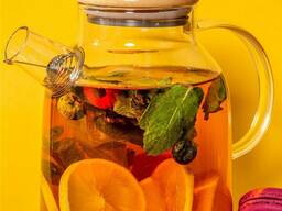 Заварочный чайник 1,5 л с ситечком СЛОН Бочонок