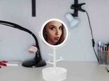 Зеркало с LED подсветкой для макияжа с двумя органайзерами-подставками «Свет мой. .. - photo 2