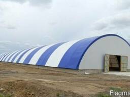 Зернохранилища, ангары под зерно, хранение зерна, ангар