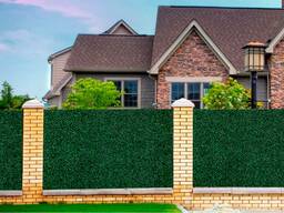 Жасанды шөптен жасалған жасыл қоршау