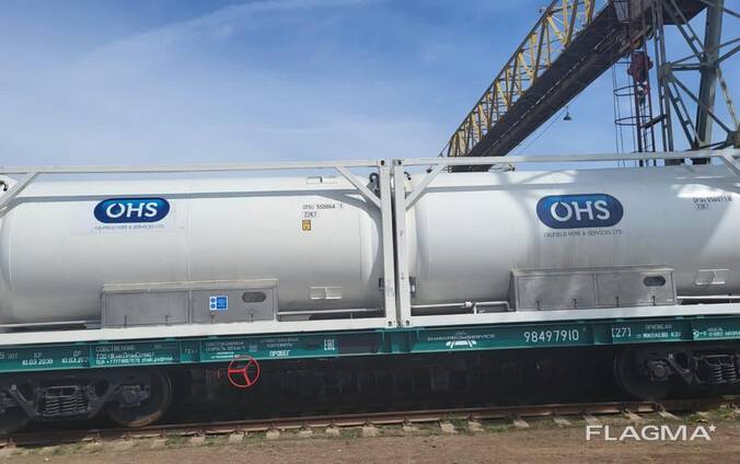 Железнодорожный вагон-платформа модели 13-6953