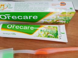 Зубная паста "Orecare" с экстрактами китайских целебных трав